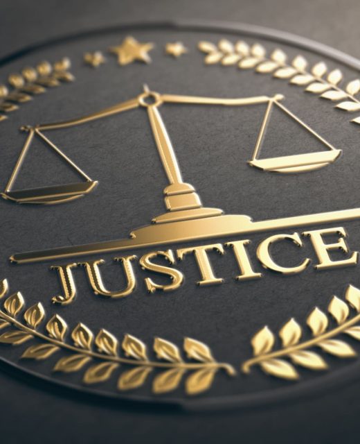 Golden Justice Symbol