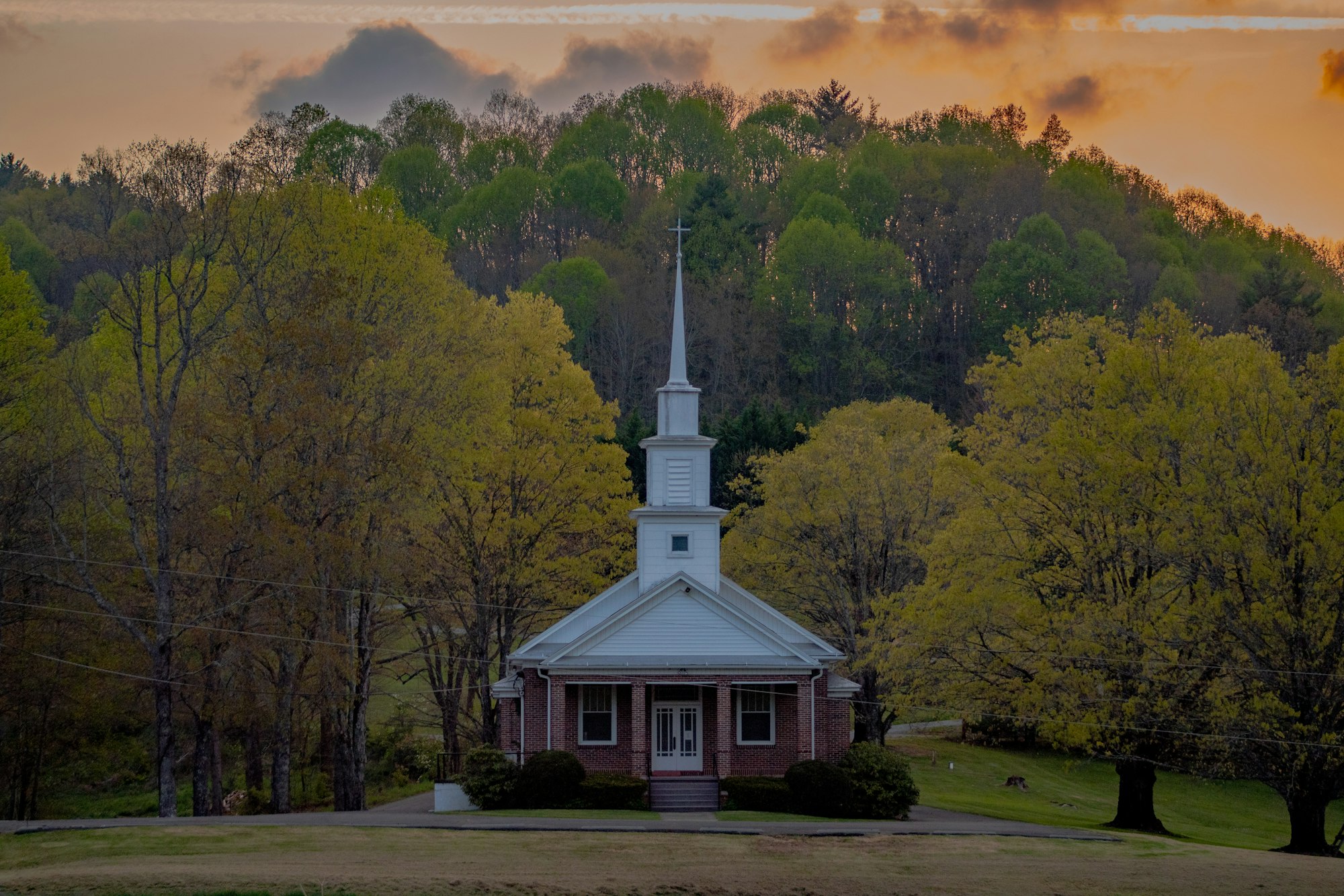 A timeless Appalachian church, reflecting the companies values towards expert web design and digital marketing.