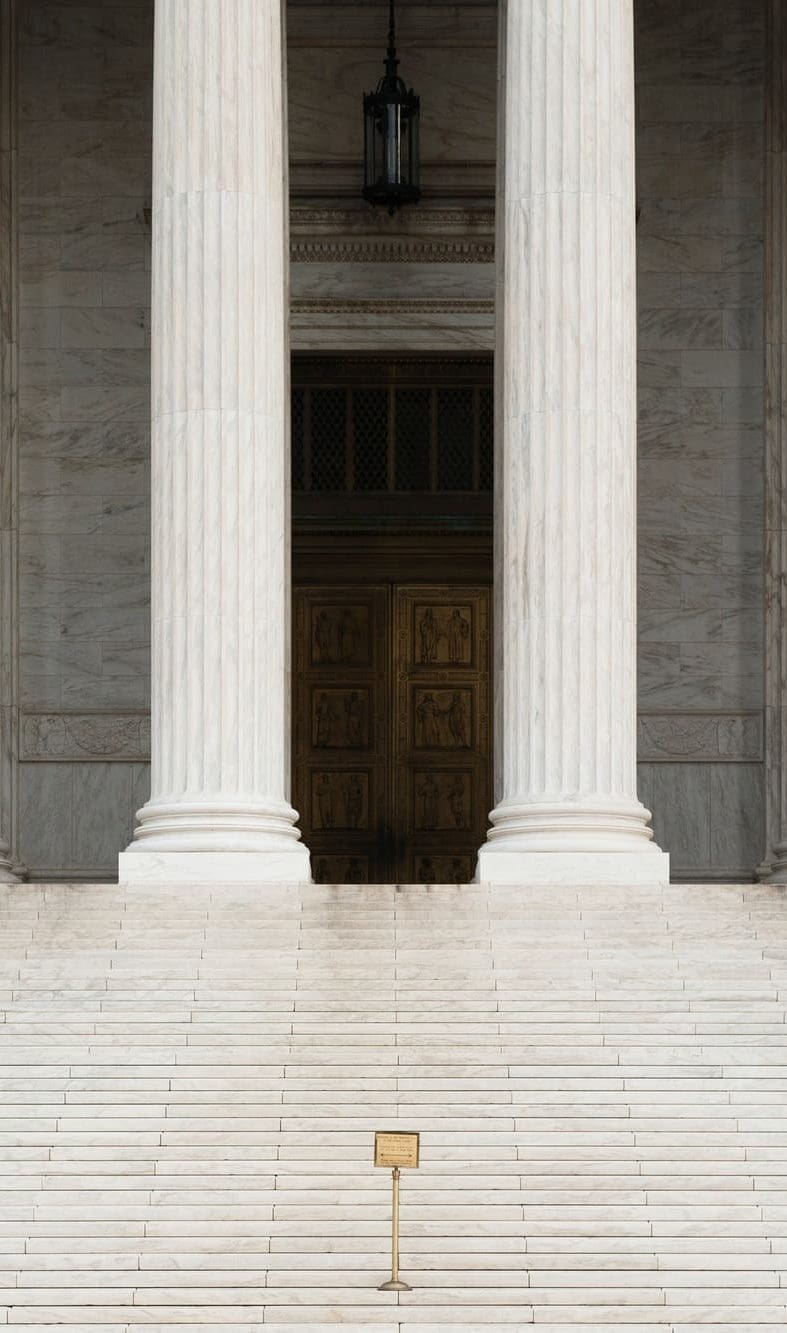 Front View of the Supreme Court Building